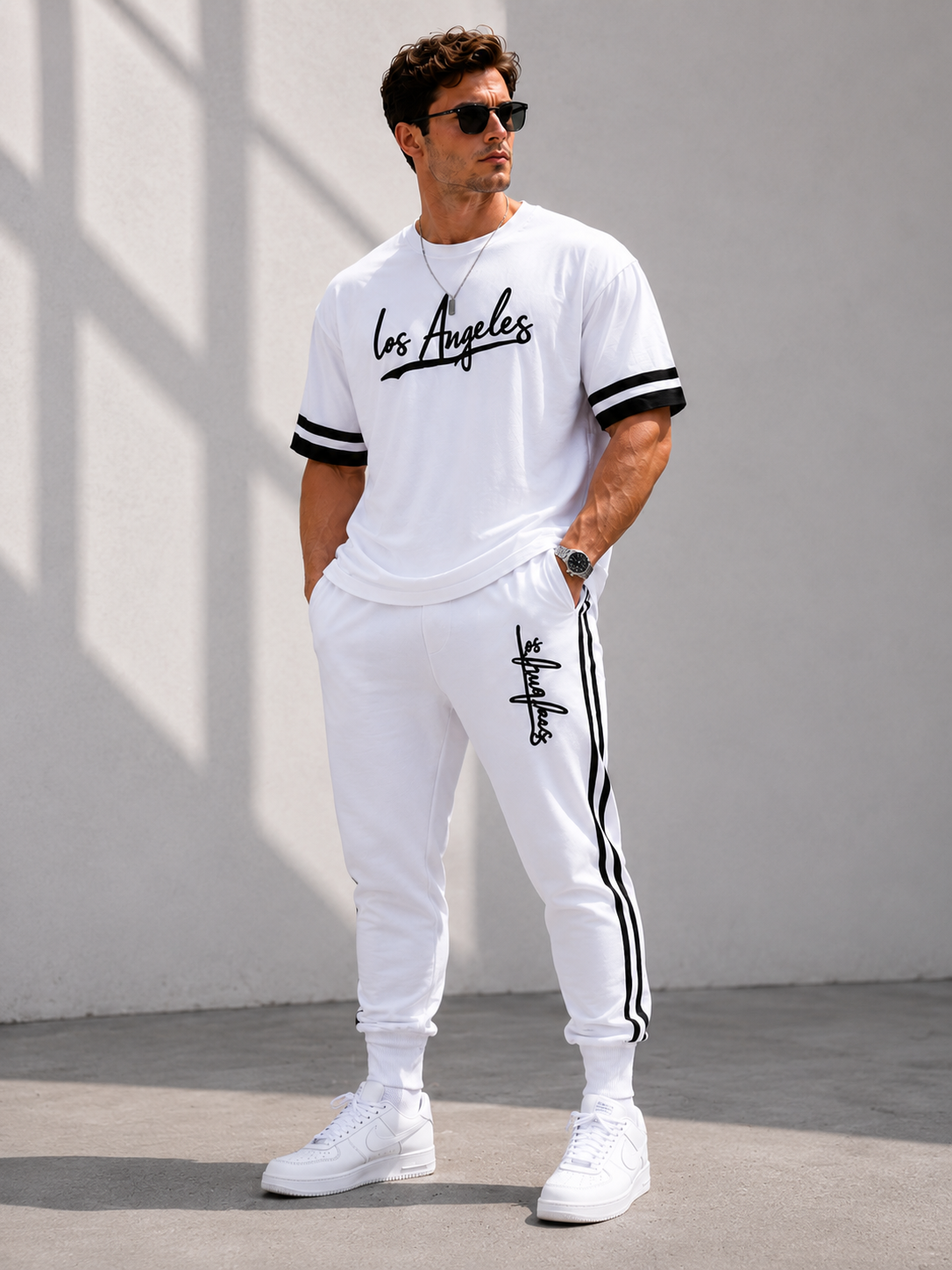 Los Angeles Script Co-Ord Set (Full)