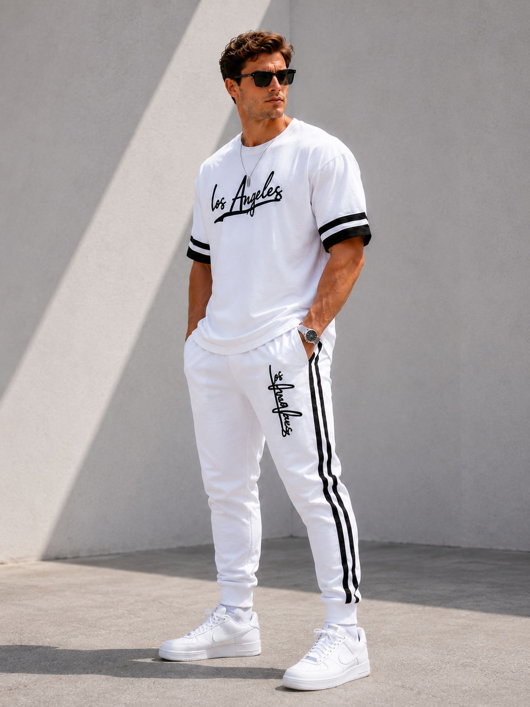 Los Angeles Script Co-Ord Set (Full)