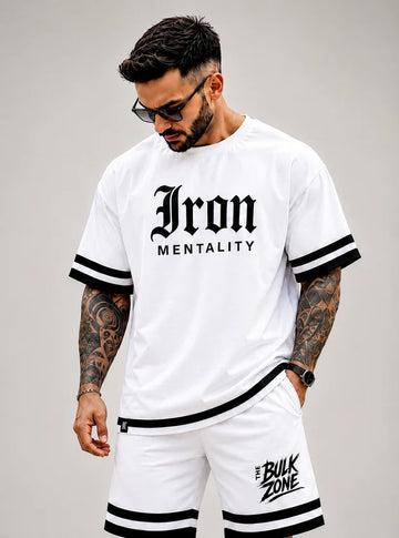 IRON MENTALITY OVERSIZED TEE (White Edition)