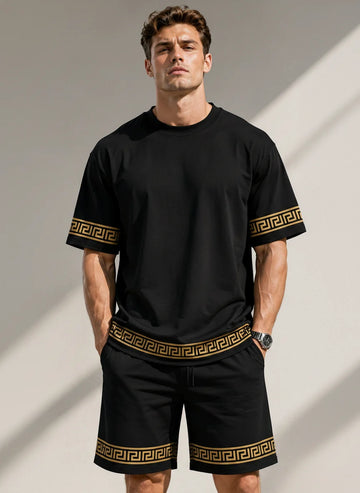 Royal Noir Luxe Oversized Tee