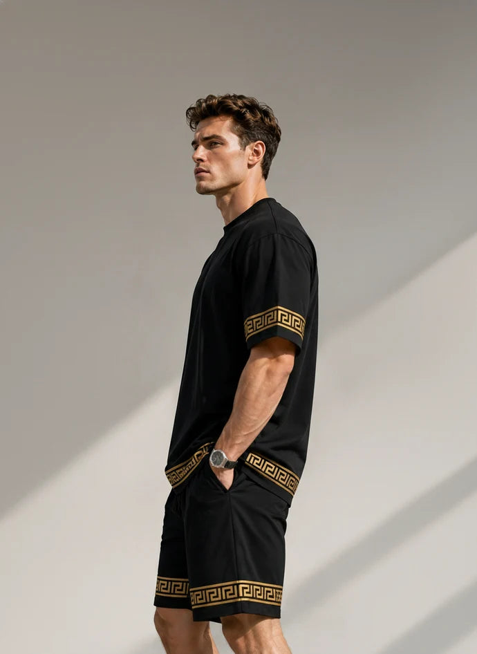 Royal Noir Luxe Oversized Tee